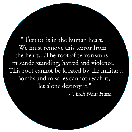Terror is in the human heart
